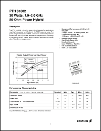 Click here to download PTH31002 Datasheet