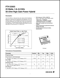 Click here to download PTH32003 Datasheet