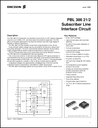 Click here to download PBL38621/2SOT Datasheet