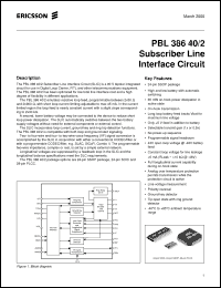 Click here to download PBL38640/2QNS Datasheet