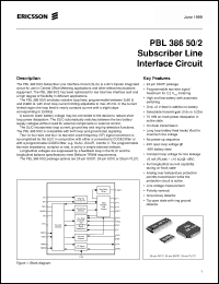 Click here to download PBL38650/2SOS Datasheet