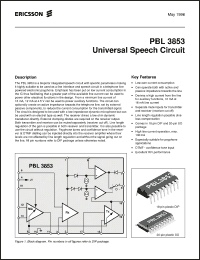 Click here to download PBL3853SO Datasheet