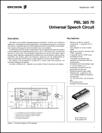 Click here to download PBL38570 Datasheet