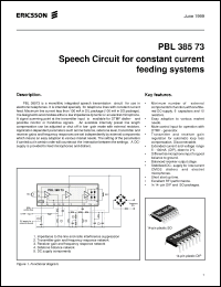 Click here to download PBL38573/1SOS Datasheet