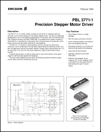 Click here to download PBL3771/1QNT Datasheet