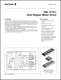 Click here to download PBL3775/1NS Datasheet