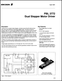Click here to download PBL3772N Datasheet