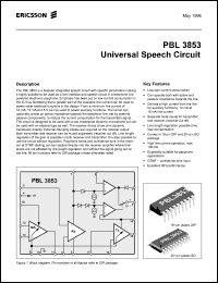 Click here to download PBL3853 Datasheet