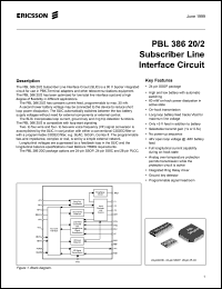 Click here to download PBL386202QNS Datasheet