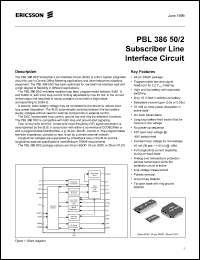 Click here to download PBL38650-2 Datasheet
