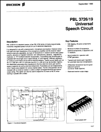 Click here to download PBL3726/19N Datasheet