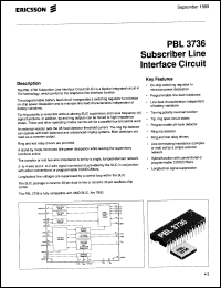 Click here to download PBL3736J Datasheet