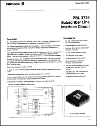 Click here to download PBL3739QC Datasheet