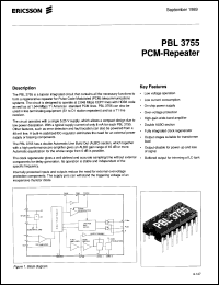 Click here to download PBL3755J Datasheet