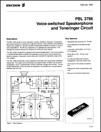 Click here to download PBL3786N Datasheet