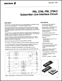 Click here to download PBL3796/2CC Datasheet