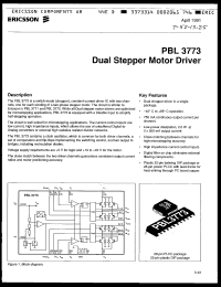 Click here to download PBL3773 Datasheet