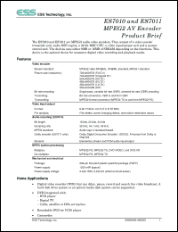 Click here to download ES7010 Datasheet