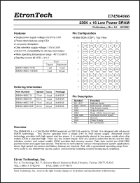 Click here to download EM564166BC-70E Datasheet