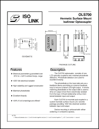 Click here to download OLS700 Datasheet