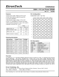 Click here to download EM564161BC-55 Datasheet