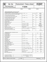 Click here to download TT285N Datasheet