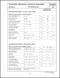 Click here to download FF600R12KE3 Datasheet