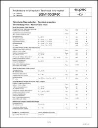 Click here to download BSM100GP60 Datasheet