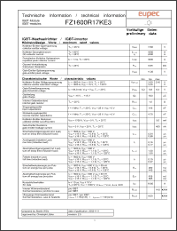 Click here to download FZ1600R17KE3 Datasheet