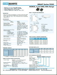 Click here to download EM64T5-880-2.5-30 Datasheet