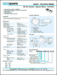 Click here to download OC18GT5S-10.000-0.01-20 Datasheet