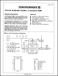 Click here to download ET4116N4 Datasheet