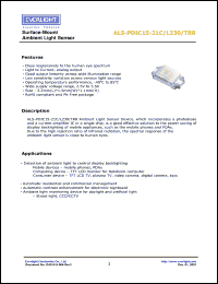 Click here to download ALS-PDIC15-21C-L230-TR8 Datasheet