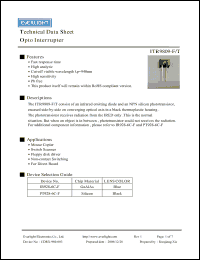 Click here to download ITR9809-F Datasheet