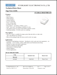 Click here to download 67-21RAC-B102-TR8-AM Datasheet
