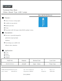 Click here to download 204-10UYC-S530-A3 Datasheet