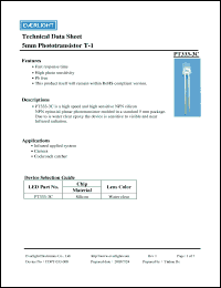 Click here to download PT333-3C Datasheet