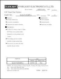 Click here to download ELS-512UBWA Datasheet