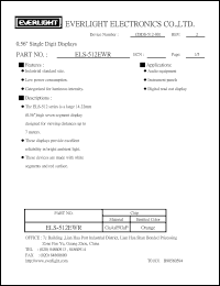 Click here to download ELS-512EWR Datasheet