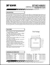 Click here to download ST16C1451 Datasheet