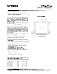 Click here to download ST16C550 Datasheet