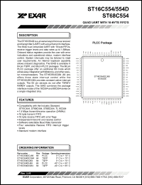 Click here to download ST16C554 Datasheet