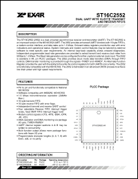 Click here to download ST16C2552 Datasheet