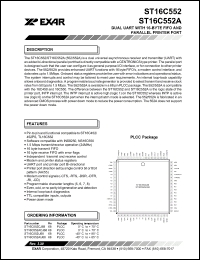 Click here to download ST16C552A Datasheet