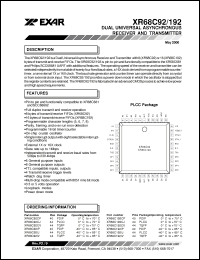 Click here to download XR68C192 Datasheet