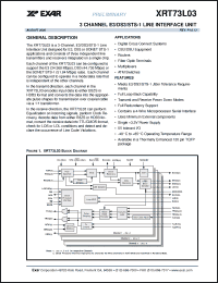 Click here to download XRT73L03 Datasheet