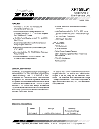 Click here to download XRT59L91 Datasheet