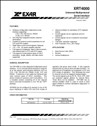 Click here to download XRT4000 Datasheet