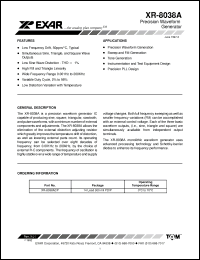 Click here to download XR8038 Datasheet