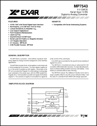 Click here to download MP7543 Datasheet